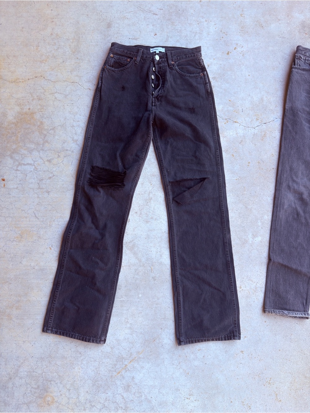 Re/done 26 inseam 31" distressed